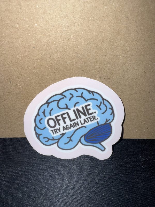 Naklejka / Napis "Offline. Try again later." - obrazek 2