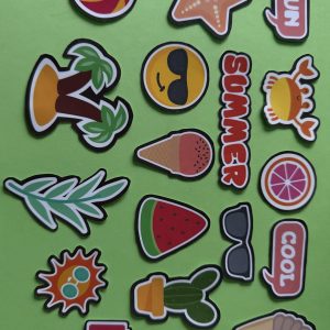 Naklejki śmieszne / świąteczne / kotki – gotowe do użycia, wodoodporne