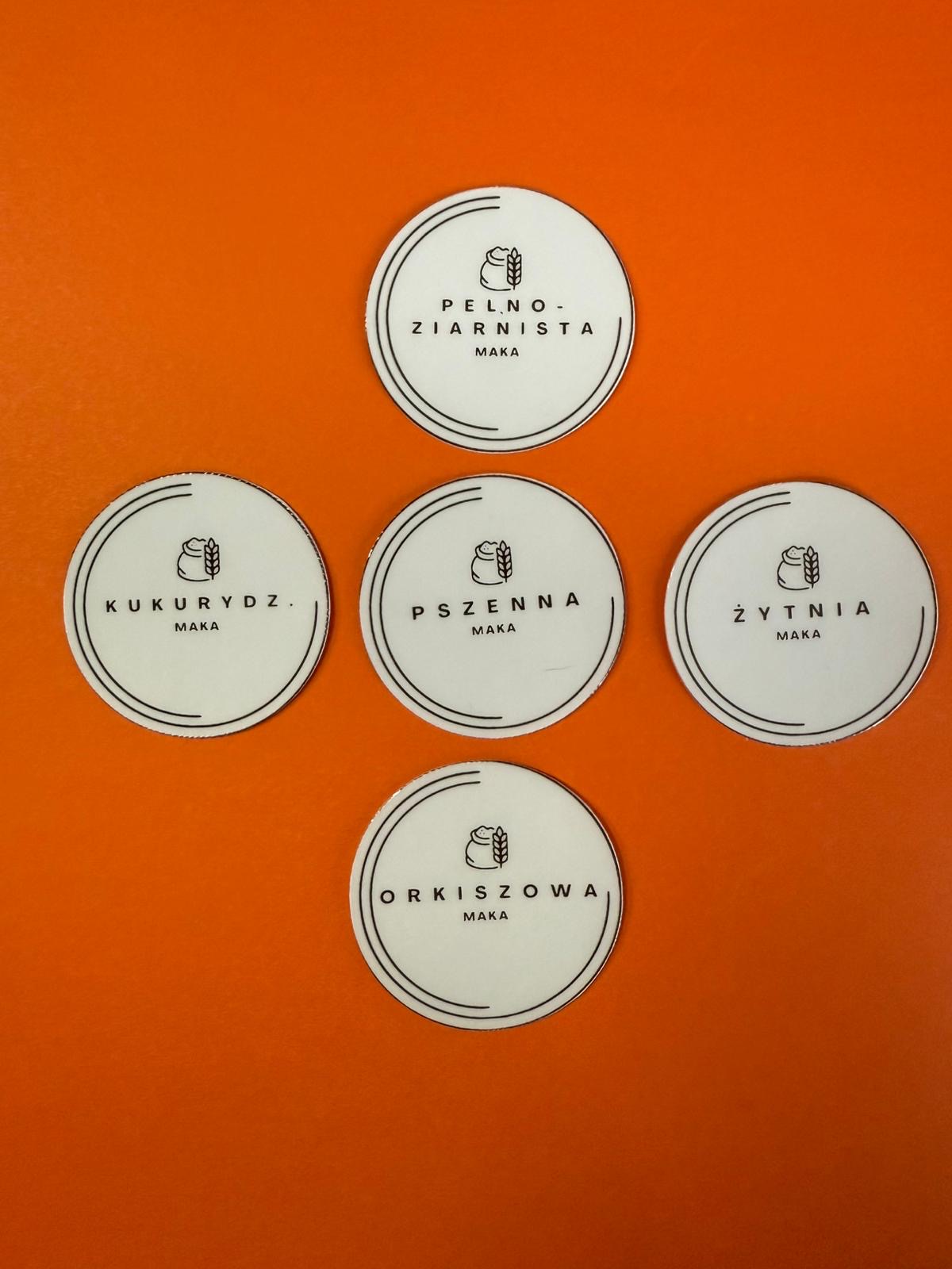 🎨 Etykiety kuchenne – minimalistyczne naklejki na przyprawy, mąki i produkty sypkie - obrazek 2