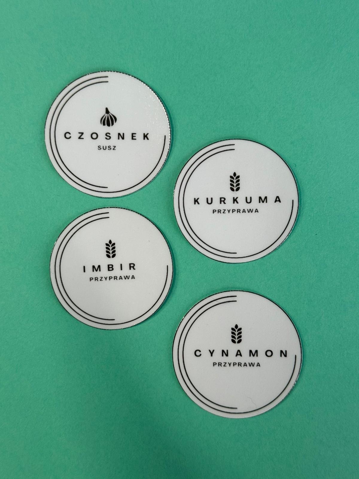 🎨 Etykiety kuchenne – minimalistyczne naklejki na przyprawy, mąki i produkty sypkie - obrazek 3