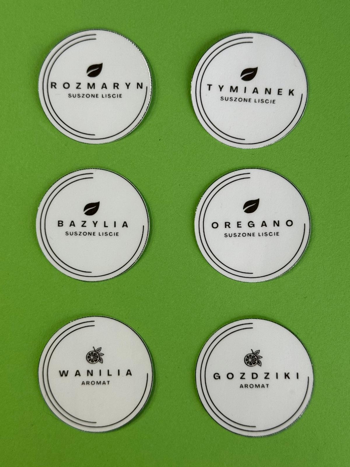 🎨 Etykiety kuchenne – minimalistyczne naklejki na przyprawy, mąki i produkty sypkie - obrazek 6